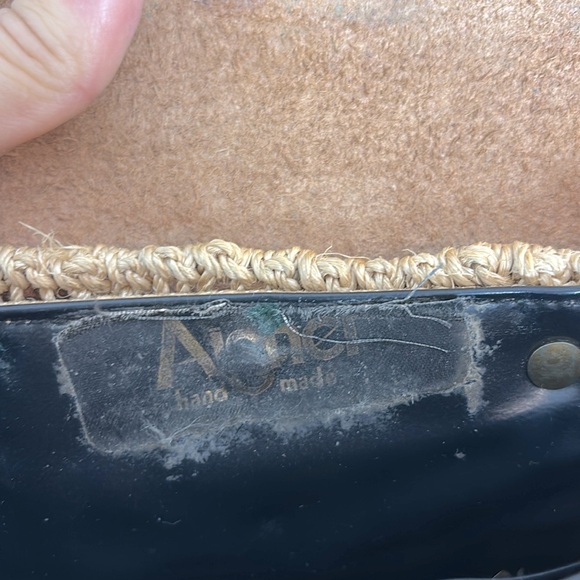 Vintage ETIENNE AIGNER 60s jute macramé bag - Picture 8 of 10